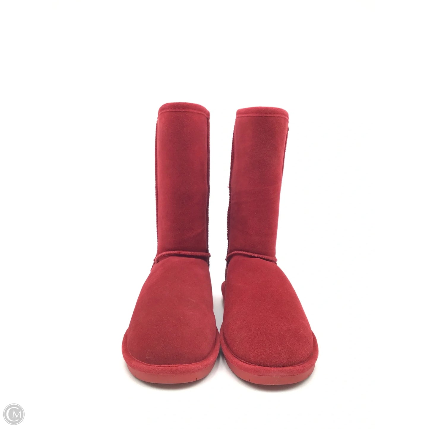 Boots Mid-calf Flats By Bearpaw In Red, Size: 8