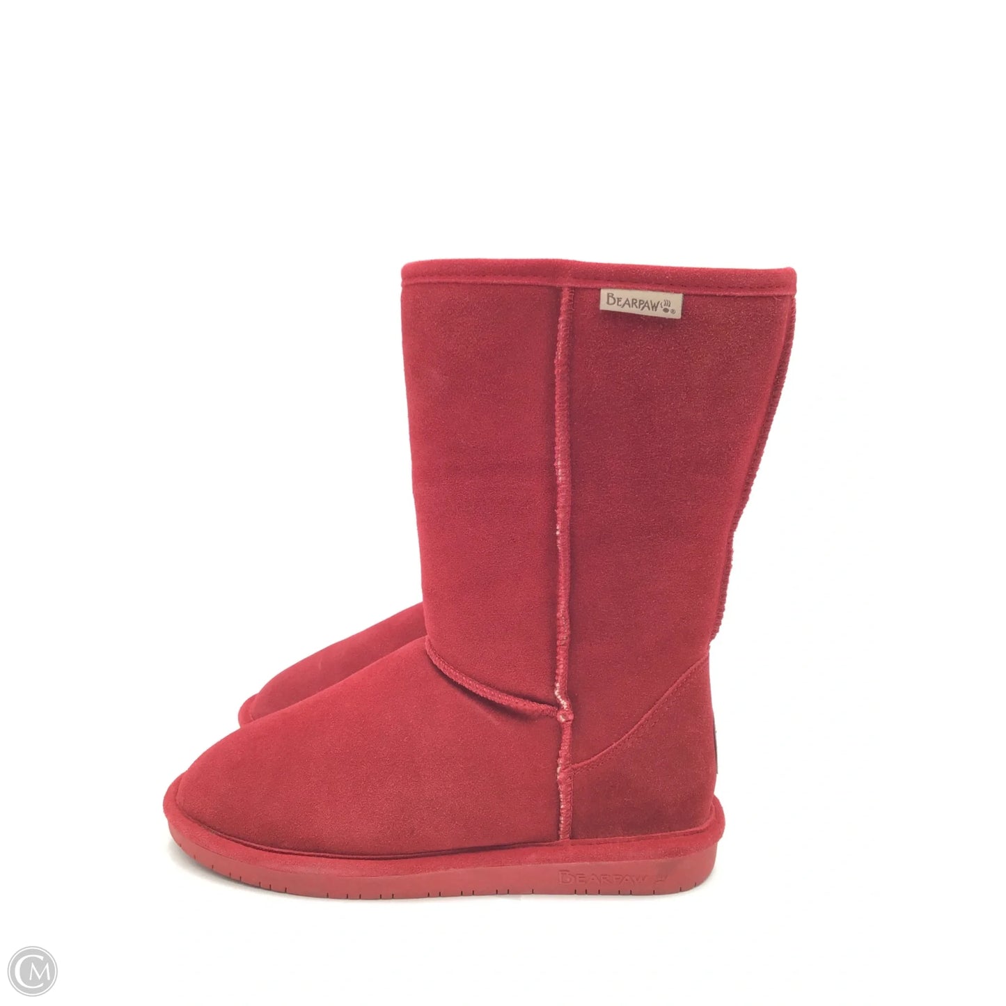 Boots Mid-calf Flats By Bearpaw In Red, Size: 8