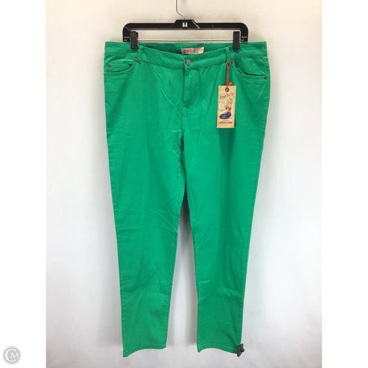 Jeans Skinny By Judy Blue In Green, Size: 1x