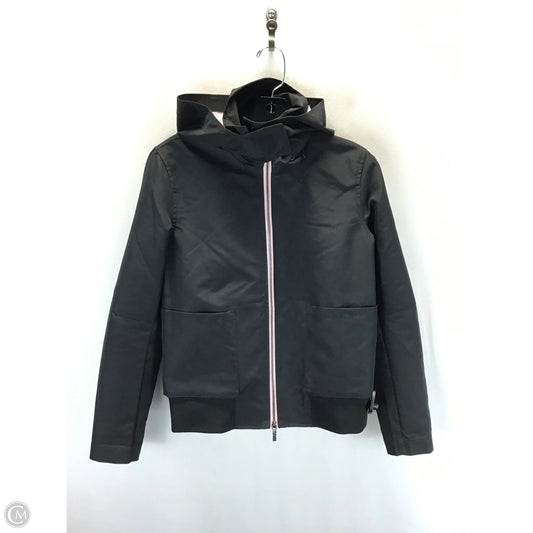 Jacket Windbreaker By Armani Exchange In Black & Pink, Size: S