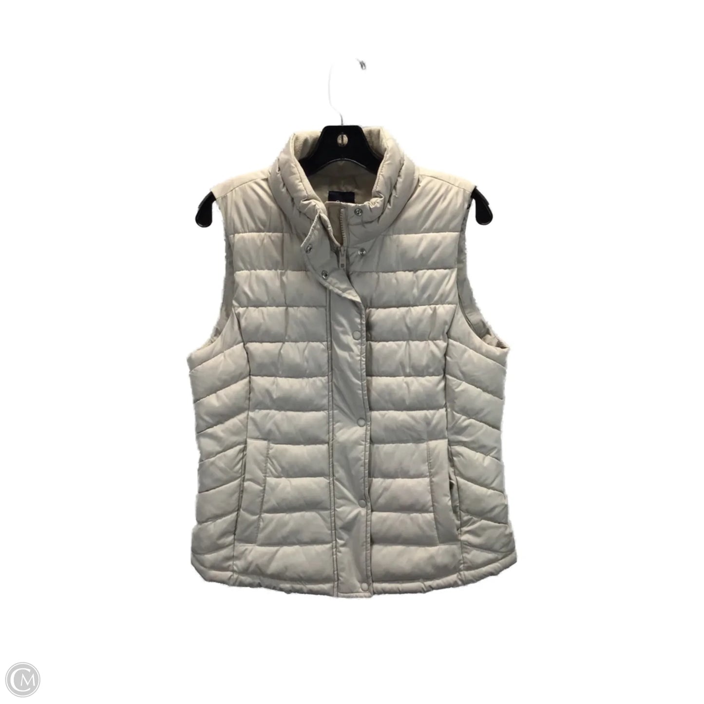 Vest Puffer & Quilted By Gap In Tan, Size: M