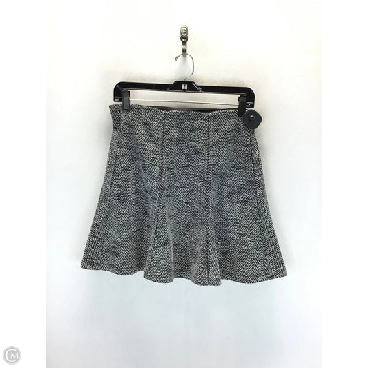 Skirt Midi By Loft In Black & White, Size: S