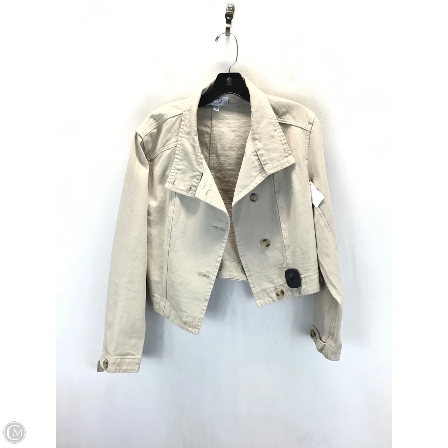Jacket Denim By Current Air In Tan, Size: Xs