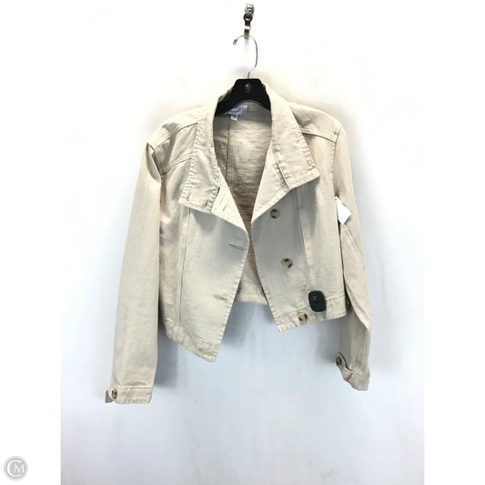 Jacket Denim By Current Air In Tan, Size: Xs