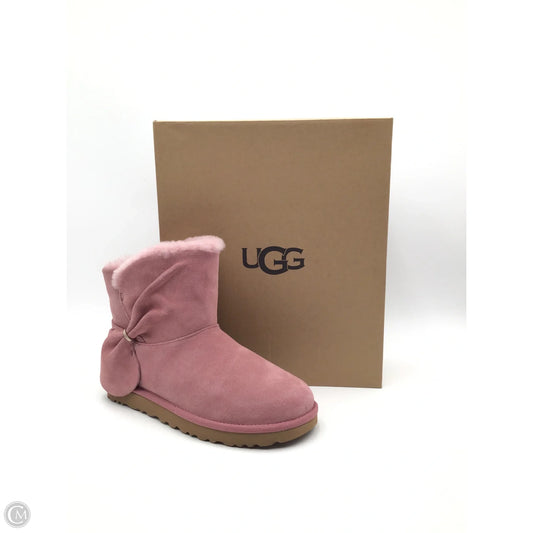 Boots Designer By Ugg In Pink, Size: 8
