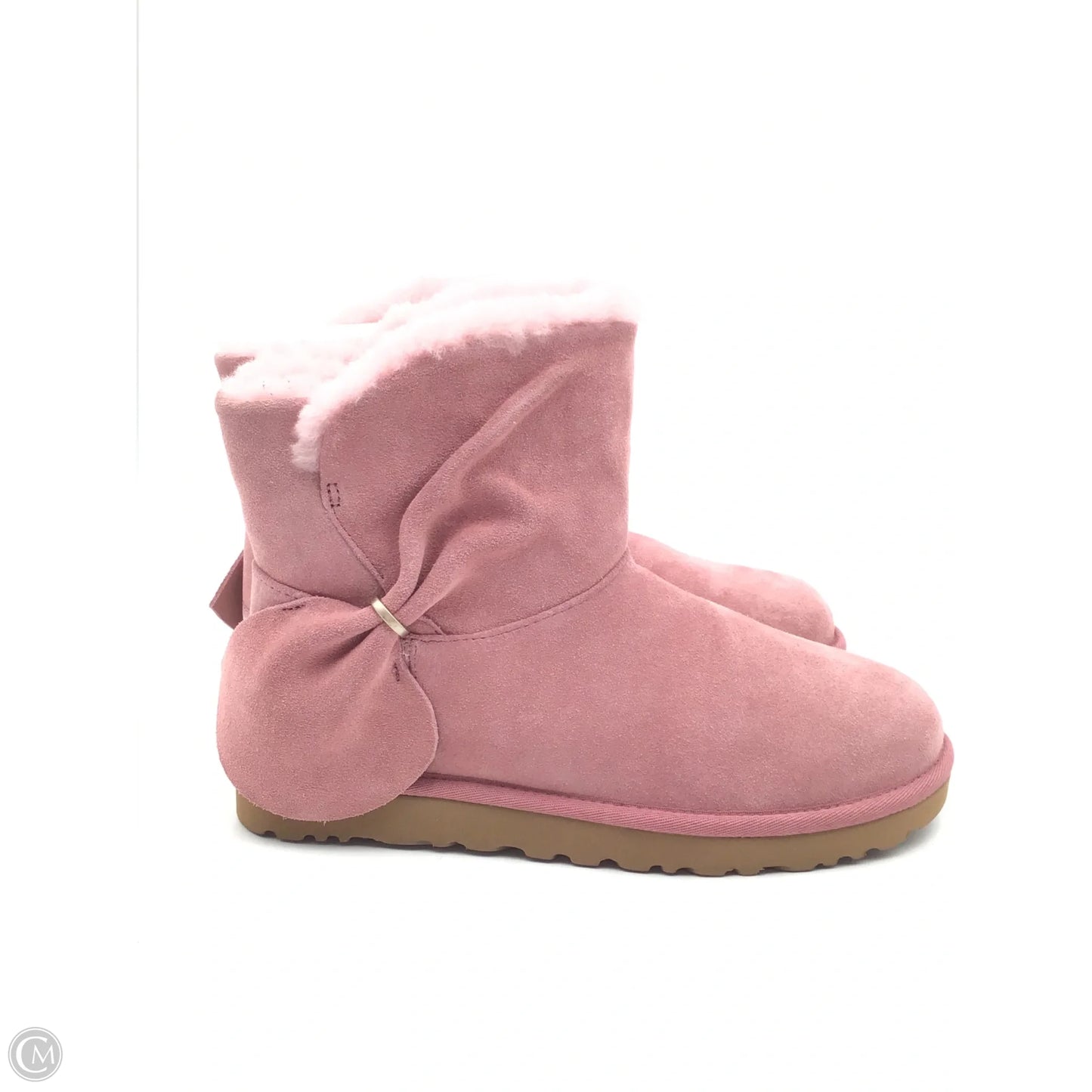 Boots Designer By Ugg In Pink, Size: 8