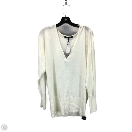 Sweater By White House Black Market In Cream, Size: Xl