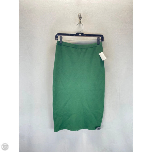 Skirt Midi By Eva Mendes In Green, Size: Xs
