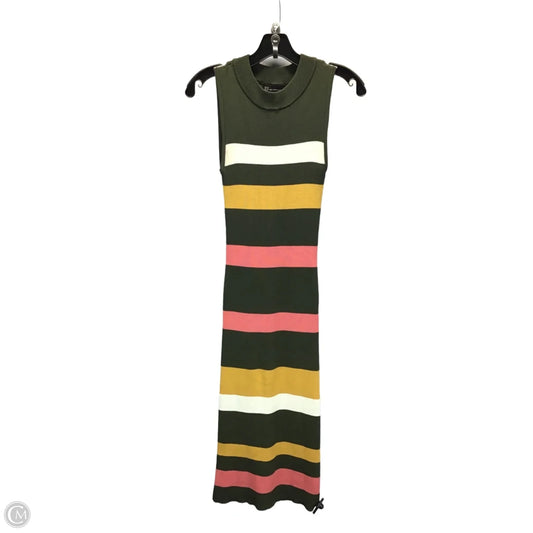 Dress Casual Midi By New York And Co In Multi-colored, Size: M