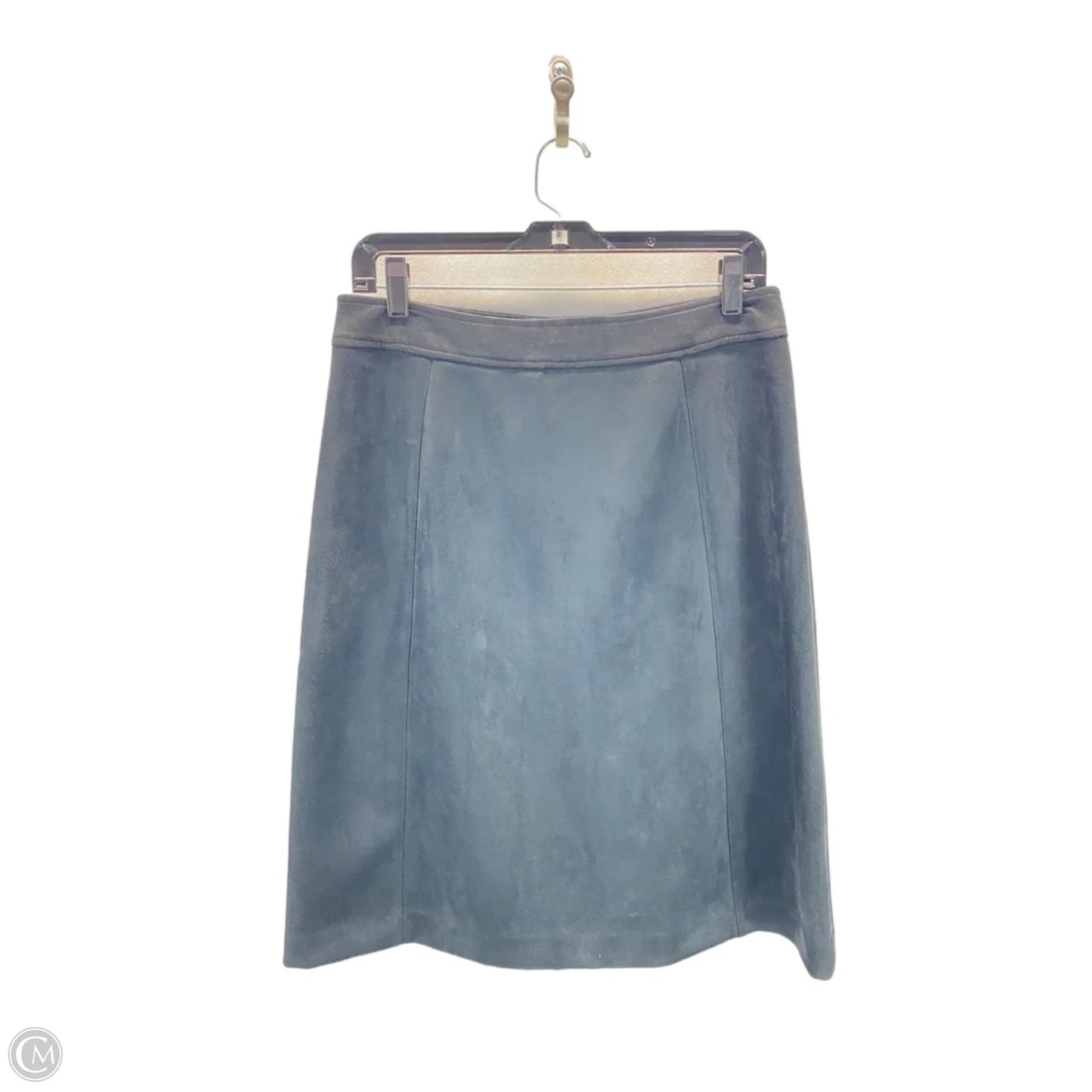 Skirt Midi By Loft In Black & Gold, Size: 6