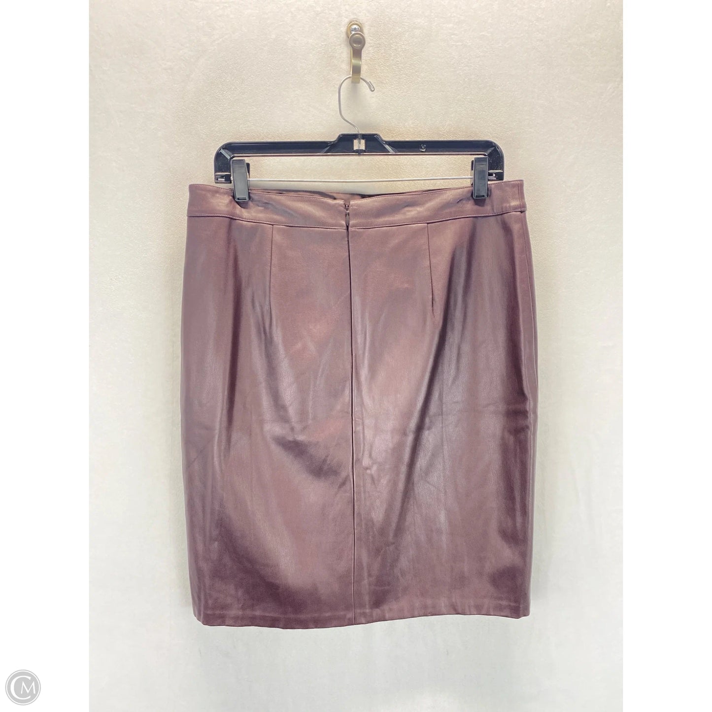 Skirt Midi By Loft In Maroon, Size: 10