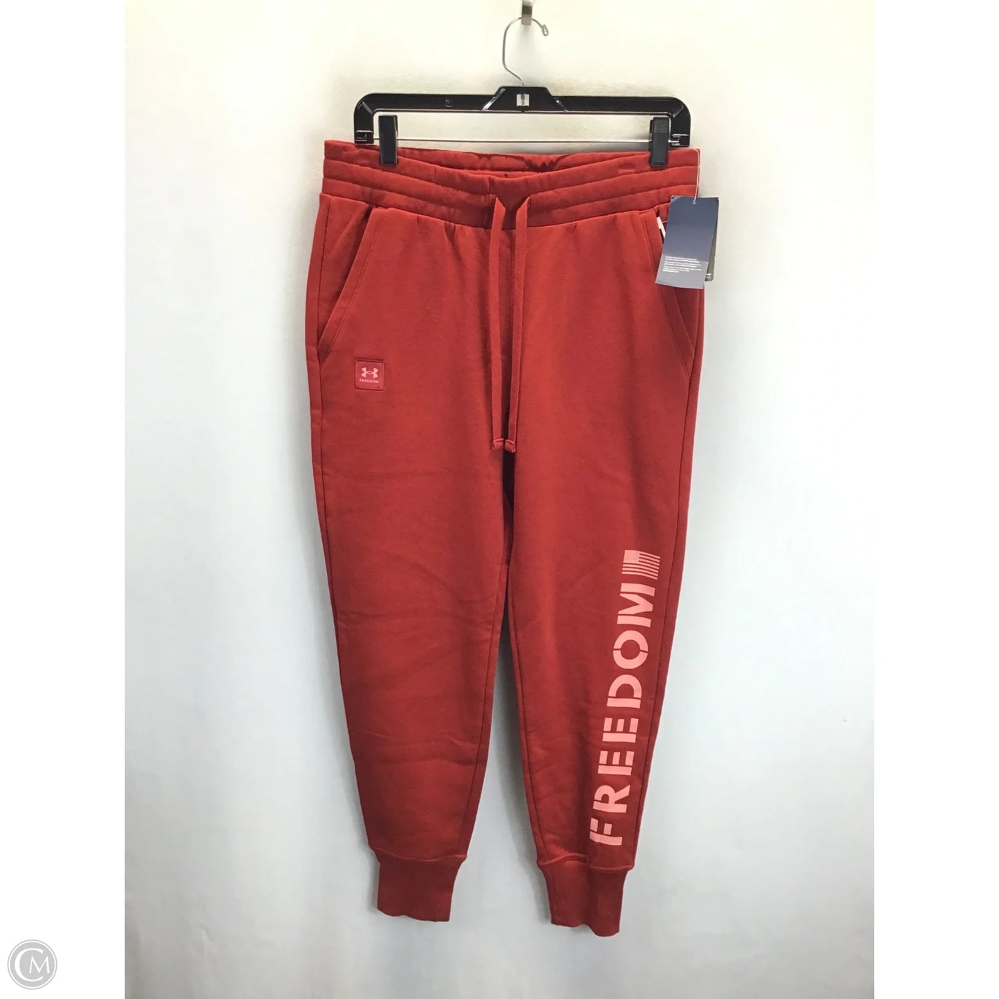 Athletic Pants By Under Armour In Red, Size: M