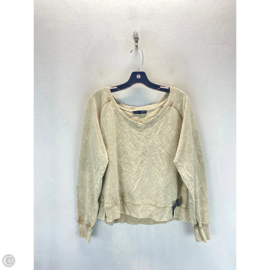 Top Long Sleeve By Jane And Delancey In Taupe, Size: L