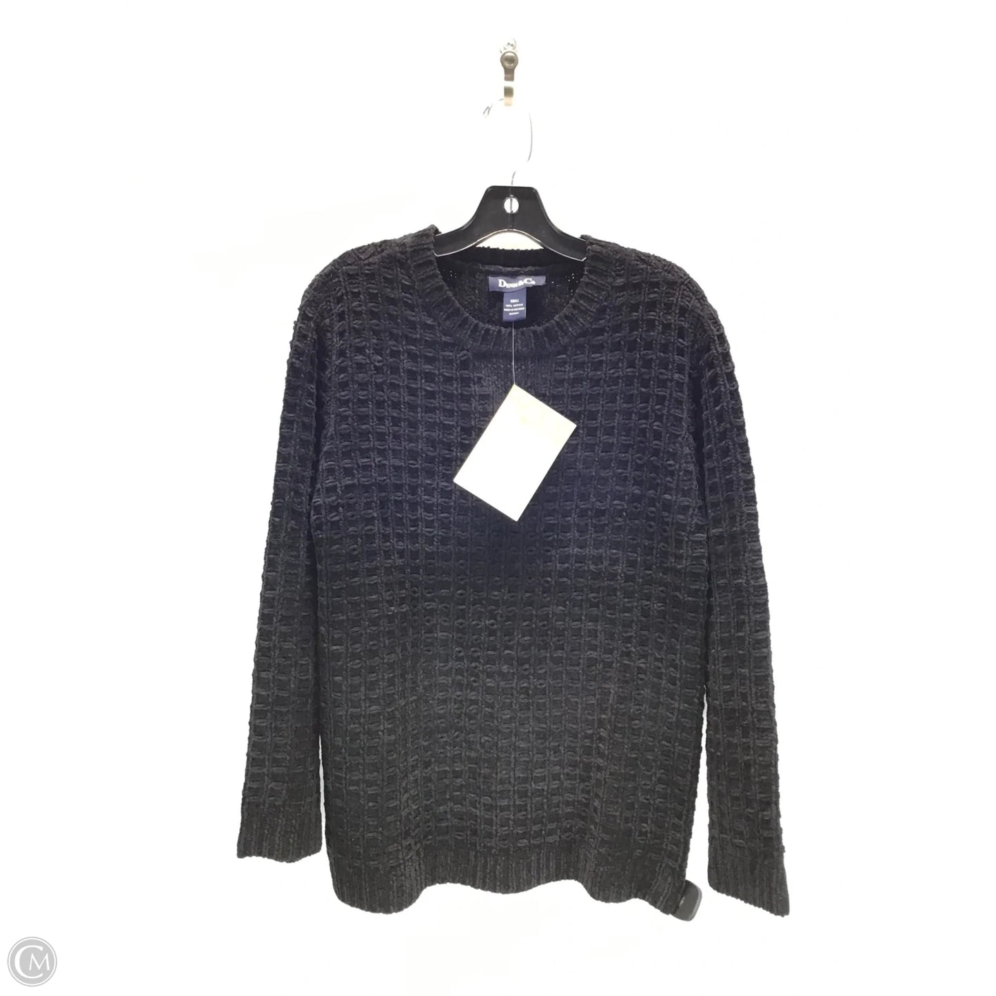 Sweater By Denim And Company In Black, Size: S