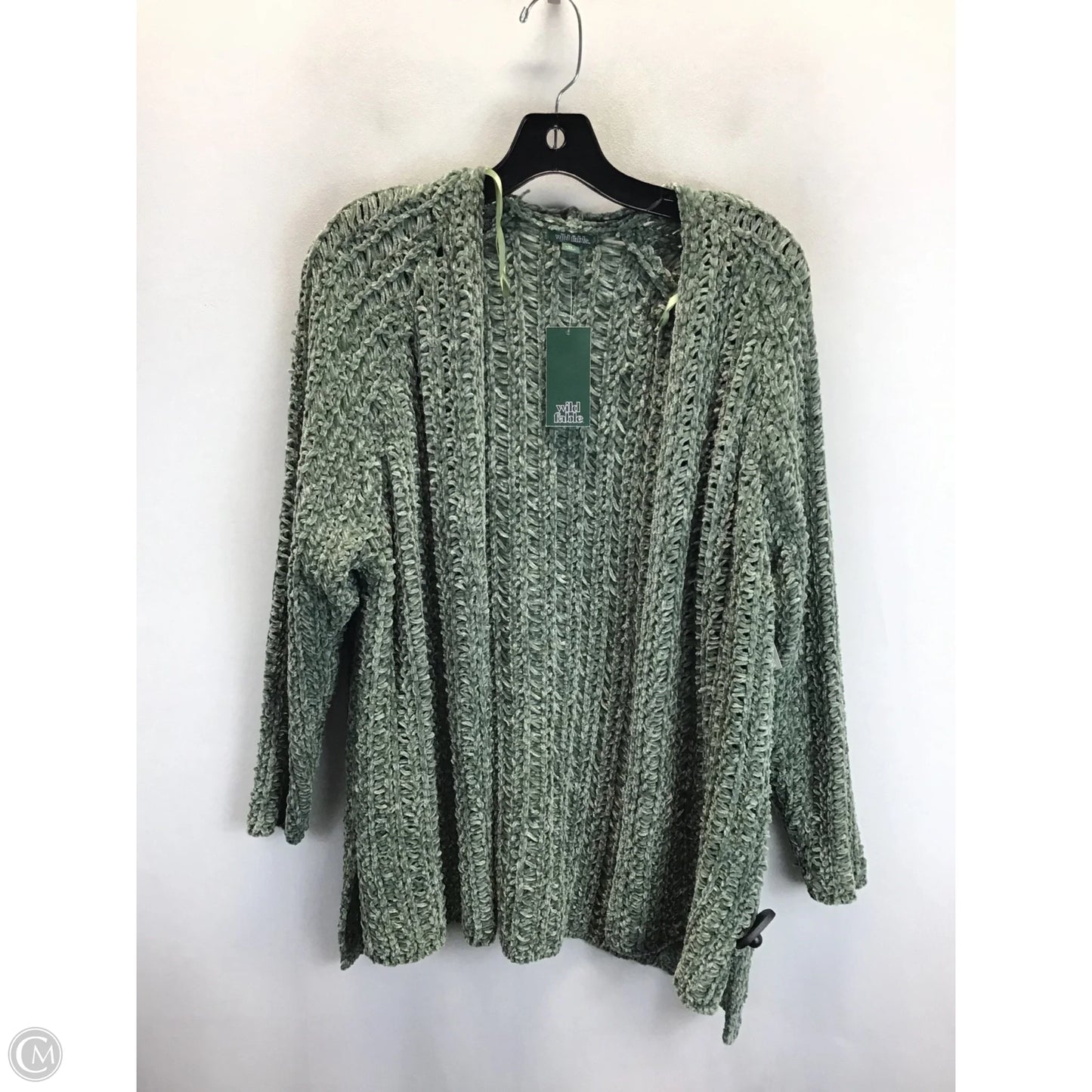 Sweater Cardigan By Wild Fable In Green, Size: Xs
