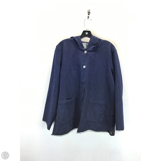 Jacket Other By Clothes Mentor In Blue Denim, Size: Xl