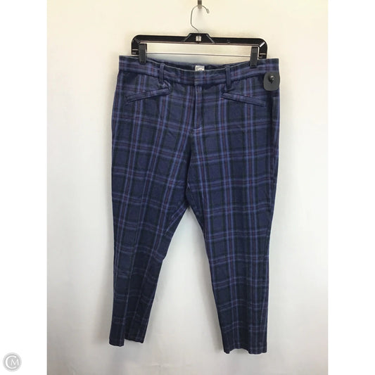 Pants Dress By Gap In Plaid Pattern, Size: 12