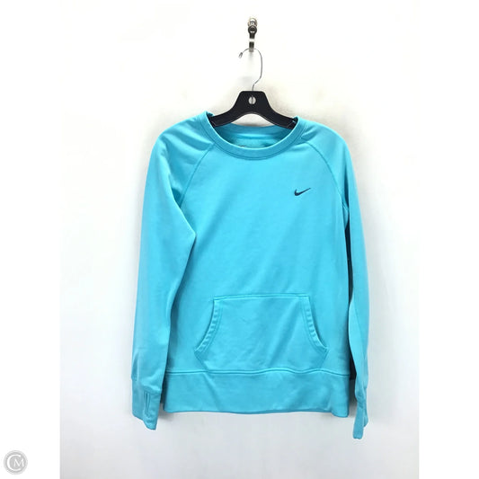 Sweatshirt Crewneck By Nike Apparel In Blue, Size: M