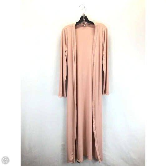 Cardigan By Clothes Mentor In Pink, Size: L