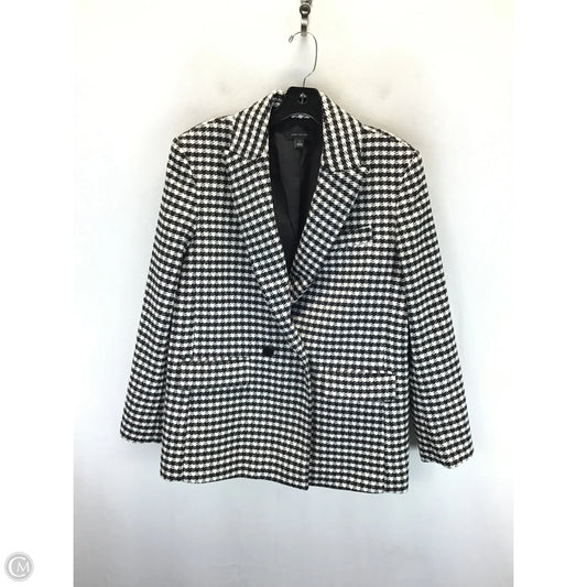 Blazer By Ann Taylor In Black & White, Size: 4