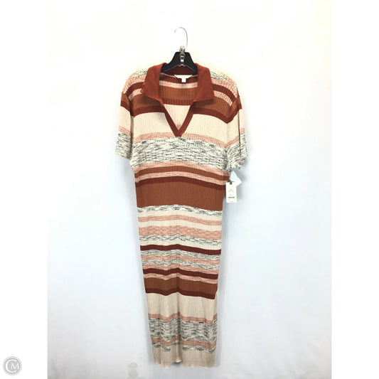 Dress Casual Midi By Terra & Sky In Multi-colored, Size: 2x