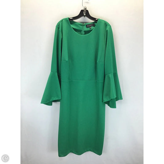 Dress Casual Midi By Eloquii In Green, Size: 22