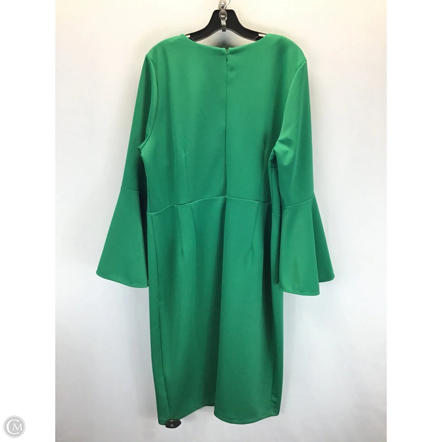 Dress Casual Midi By Eloquii In Green, Size: 22