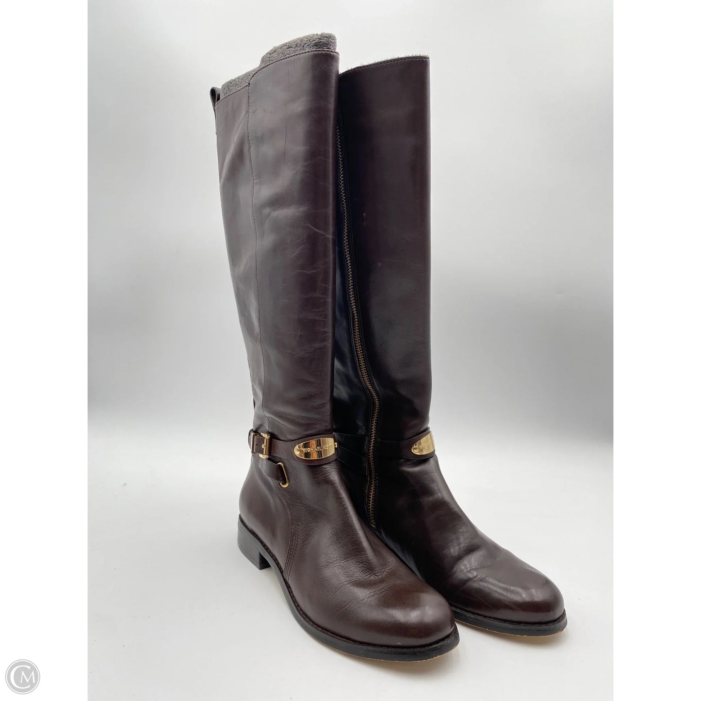 Boots Mid-calf Flats By Michael By Michael Kors In Brown, Size: 7.5