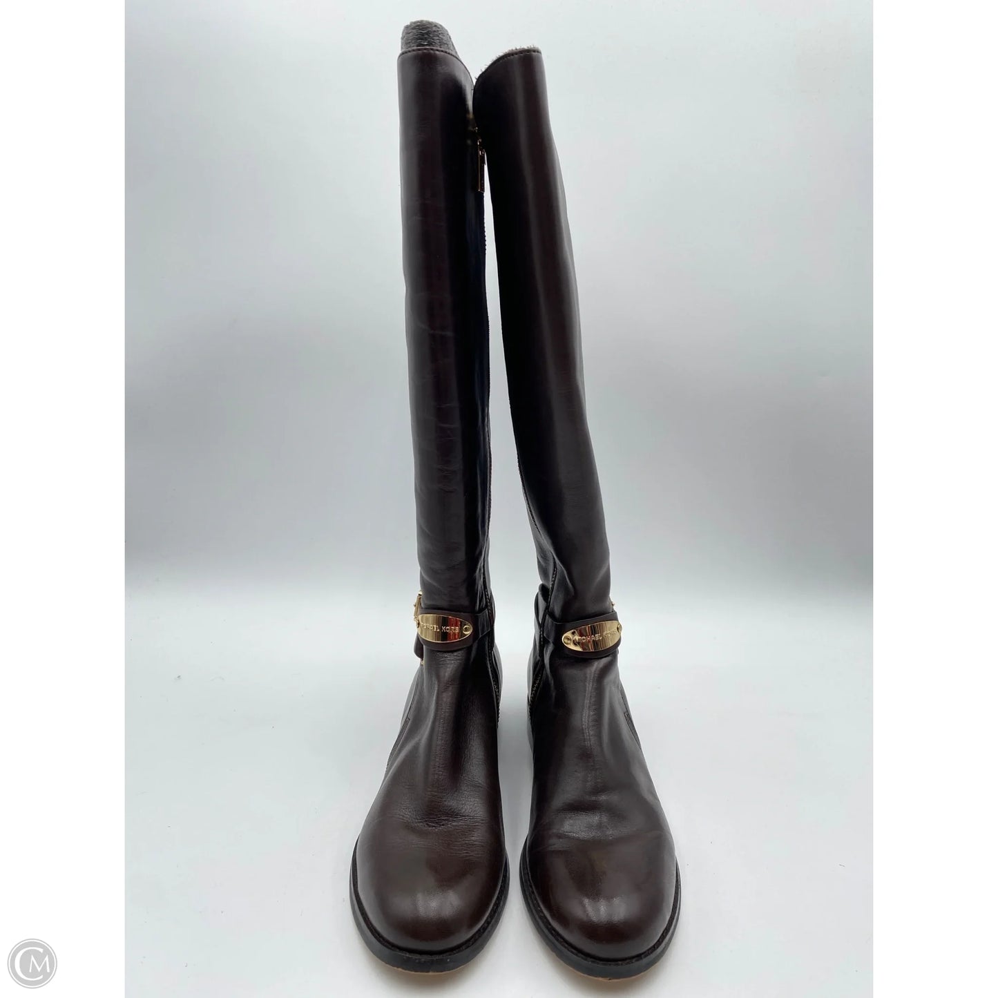 Boots Mid-calf Flats By Michael By Michael Kors In Brown, Size: 7.5
