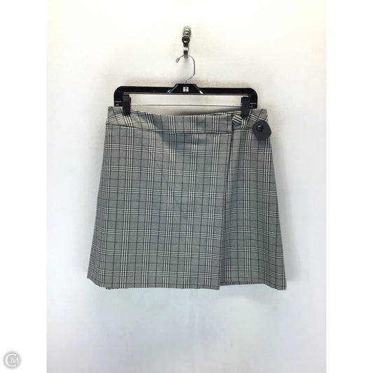 Skirt Mini & Short By A New Day In Plaid Pattern, Size: 12