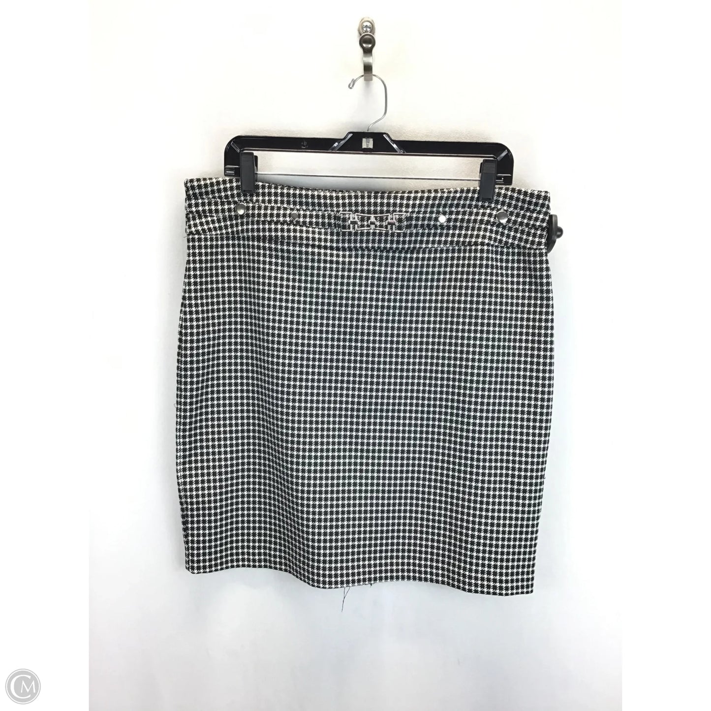 Skirt Midi By Soho Apparel In Black & White, Size: Xl