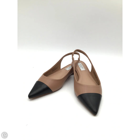 Shoes Flats By Clothes Mentor In Black & Tan, Size: 7
