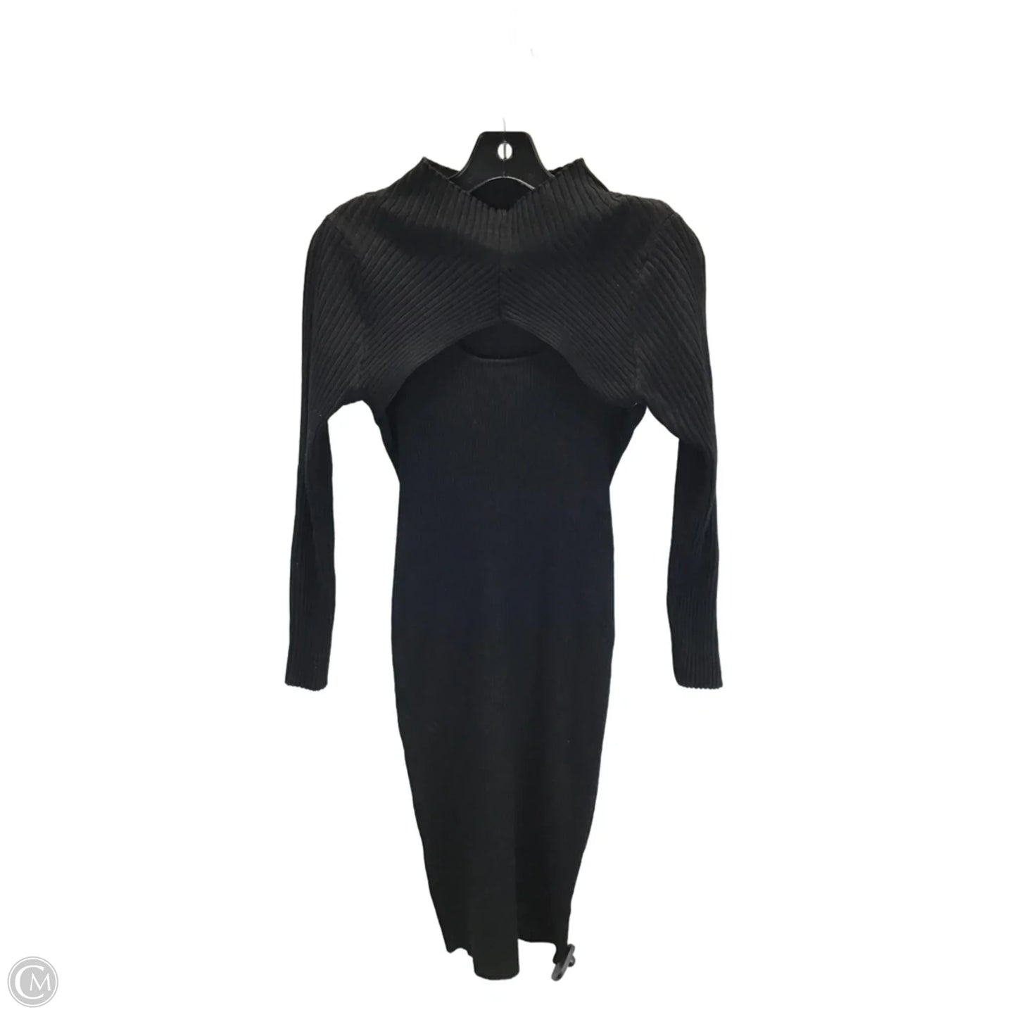 Dress Sweater By Almost Famous In Black, Size: L