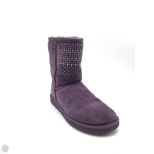 Boots Designer By Ugg In Purple, Size: 8
