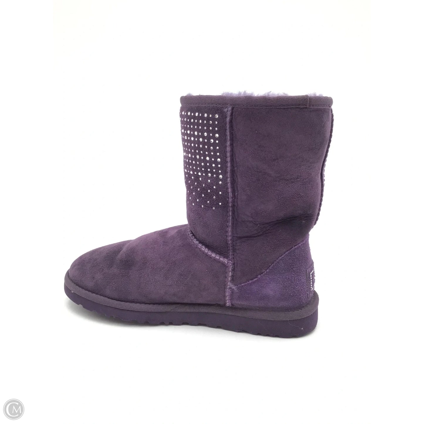 Boots Designer By Ugg In Purple, Size: 8