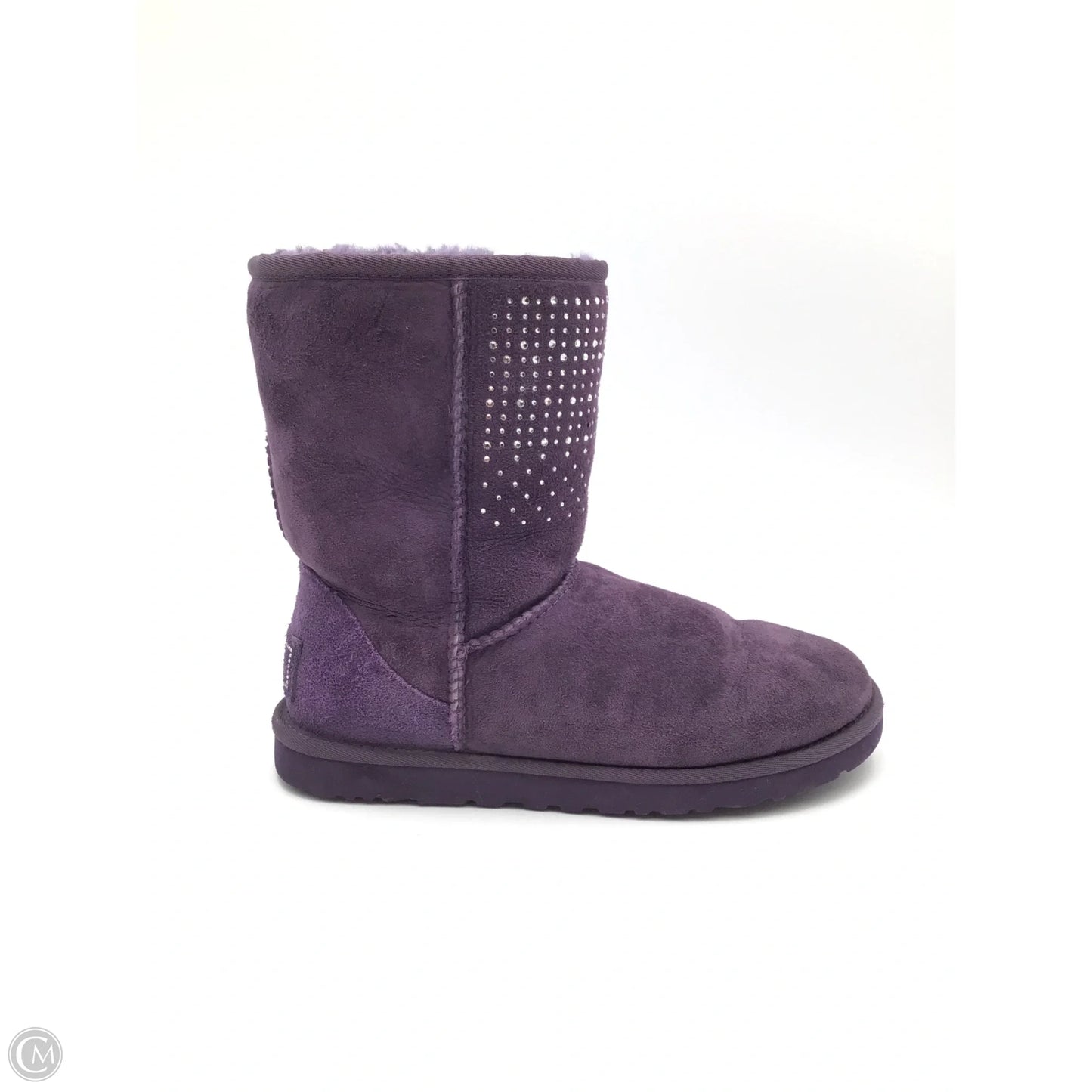 Boots Designer By Ugg In Purple, Size: 8