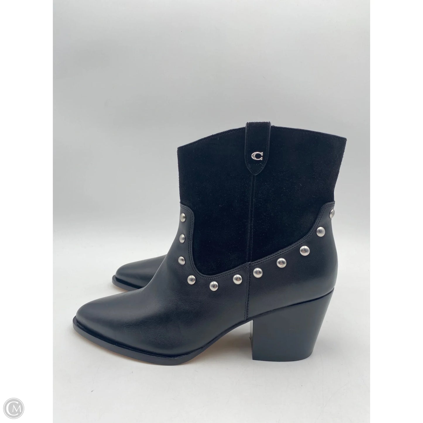 Boots Designer By Coach In Black, Size: 10