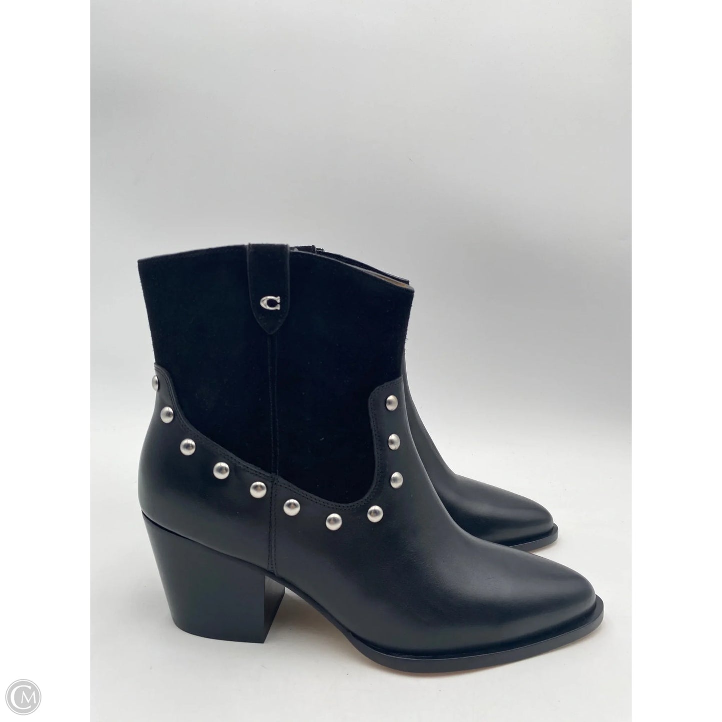 Boots Designer By Coach In Black, Size: 10