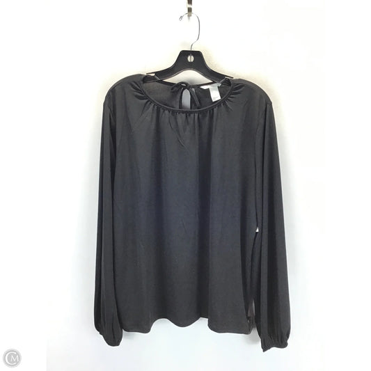 Top Long Sleeve By H&m Mama In Black, Size: L
