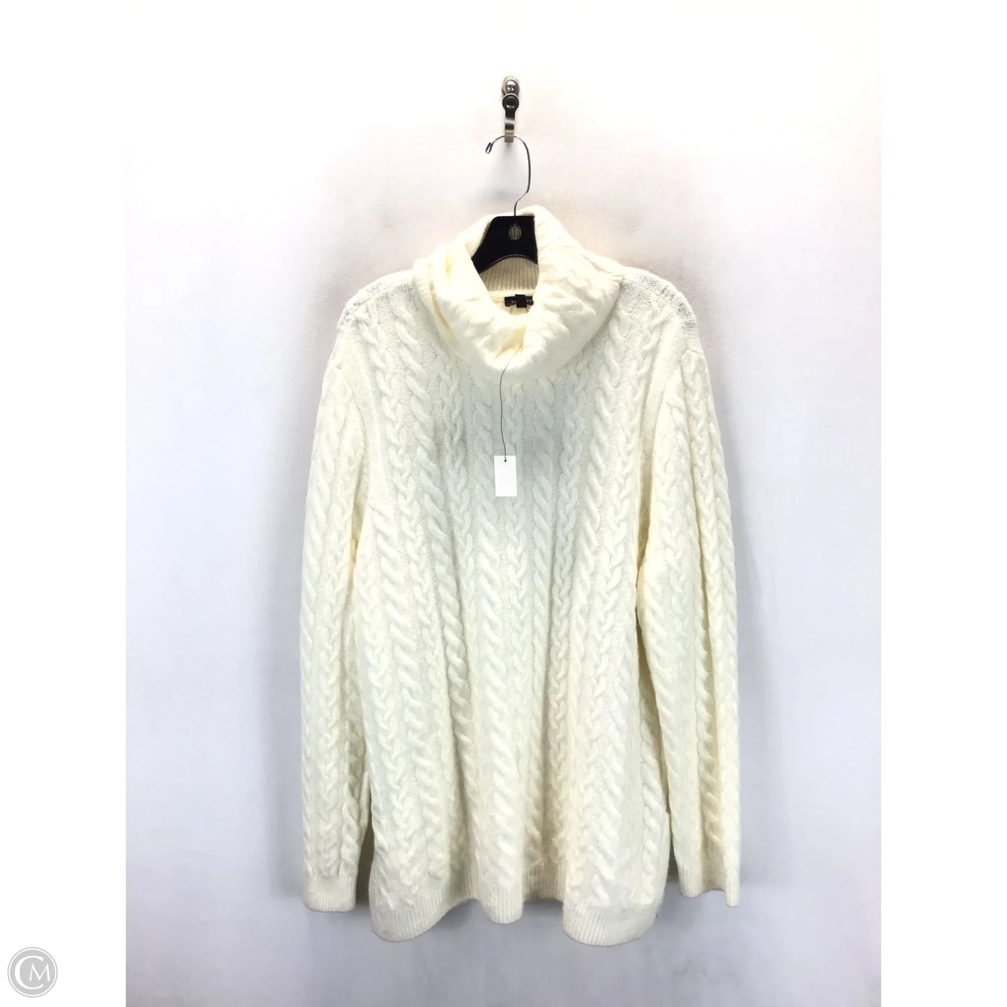 Sweater By Talbots In Cream, Size: Xl