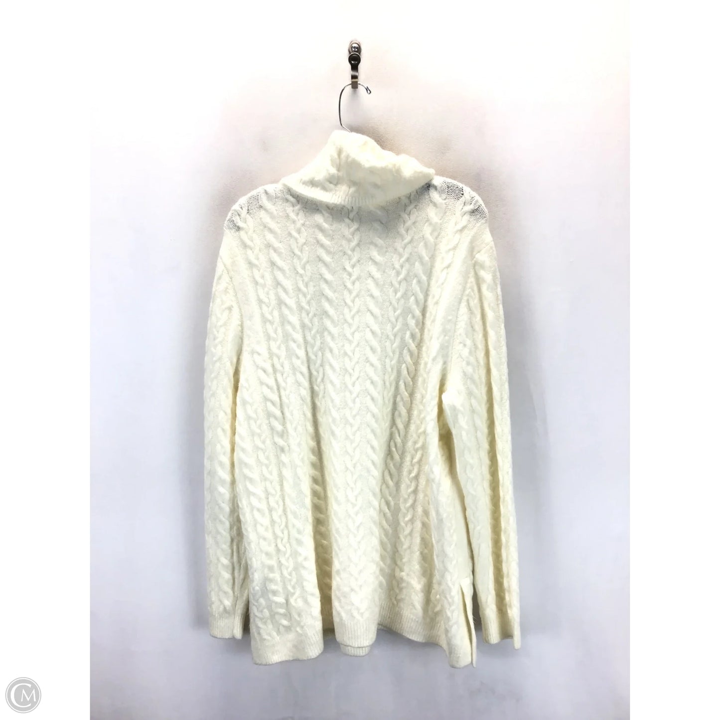 Sweater By Talbots In Cream, Size: Xl