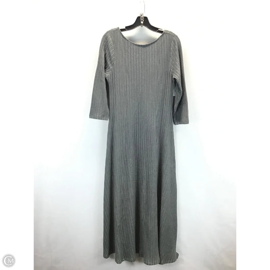 Dress Casual Maxi By Old Navy In Grey, Size: L