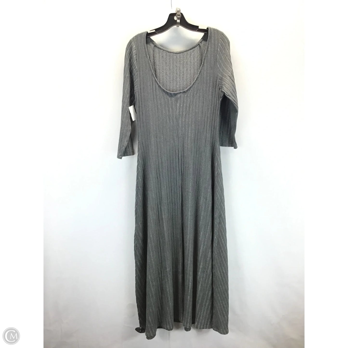 Dress Casual Maxi By Old Navy In Grey, Size: L