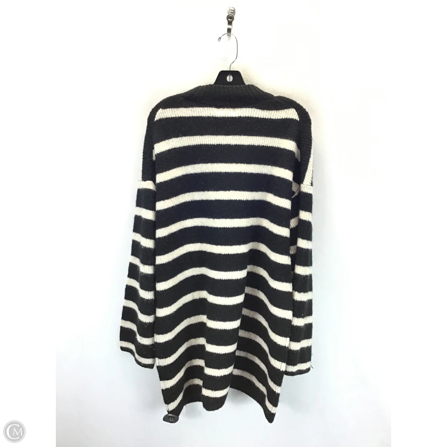 Sweater By H&m In Striped Pattern, Size: L
