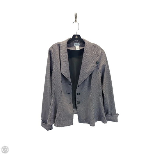 Blazer By Monroe And Main In Black & White, Size: 16