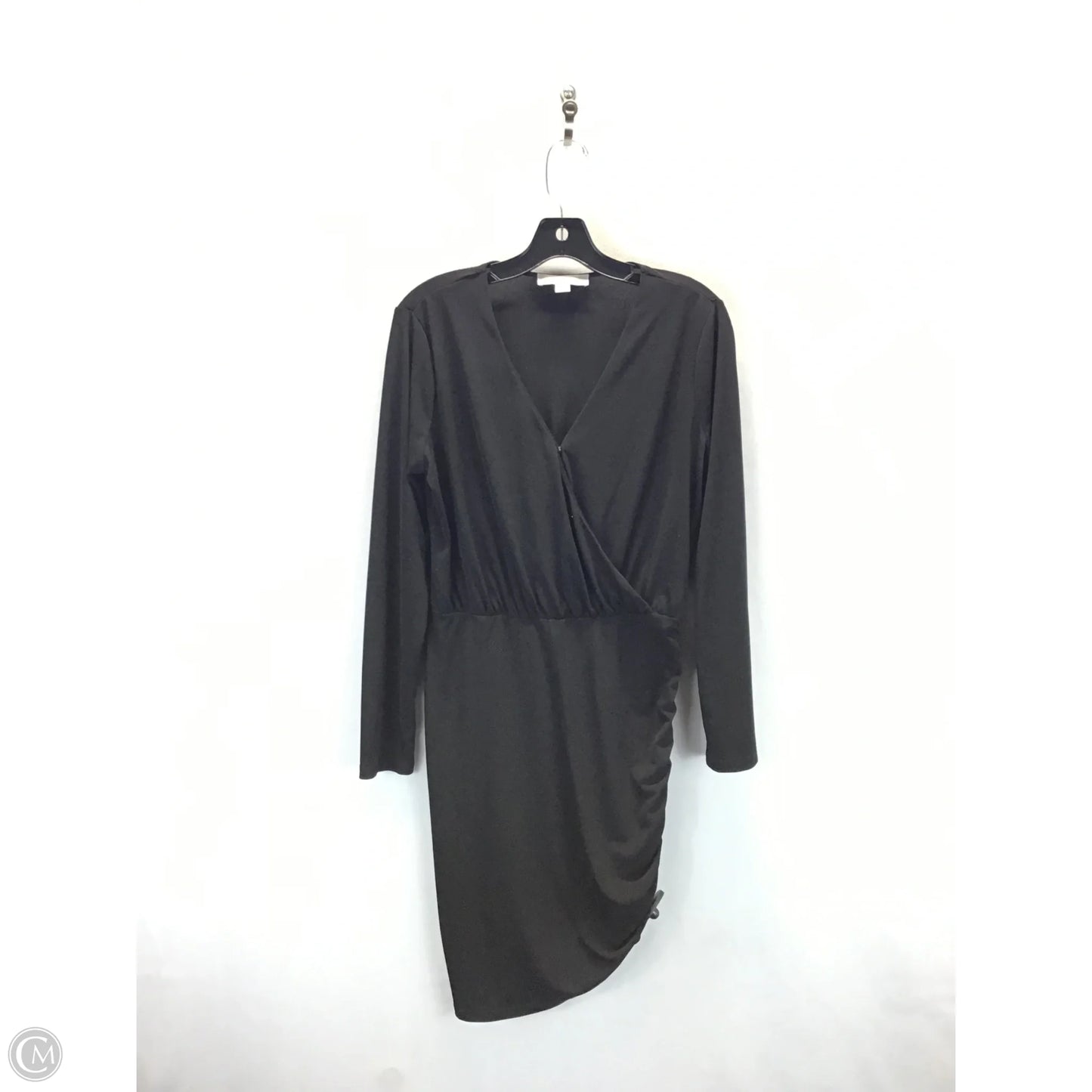 Dress Casual Midi By Michael By Michael Kors In Black, Size: M