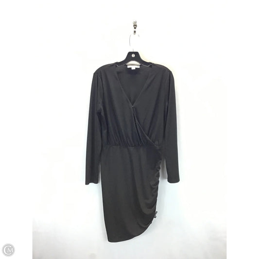 Dress Casual Midi By Michael By Michael Kors In Black, Size: M