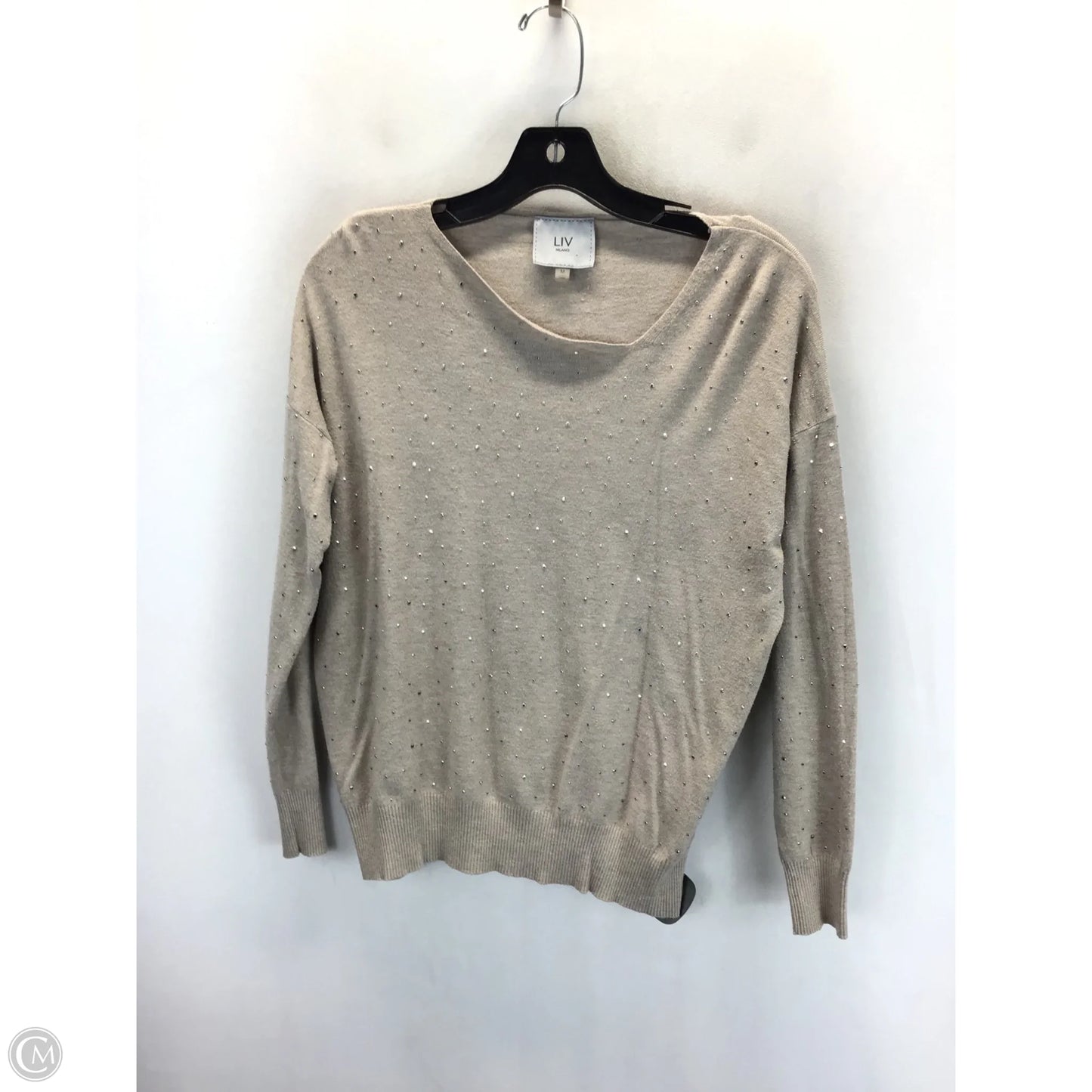 Sweater By Clothes Mentor In Beige, Size: M