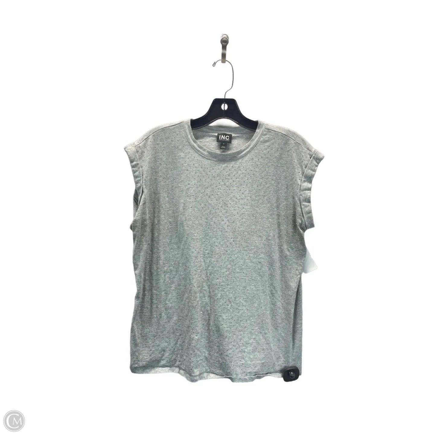 Top Sleeveless By Inc In Grey, Size: S