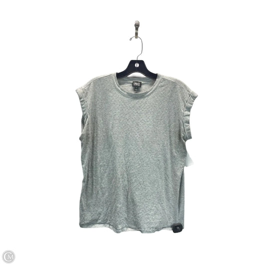 Top Sleeveless By Inc In Grey, Size: S